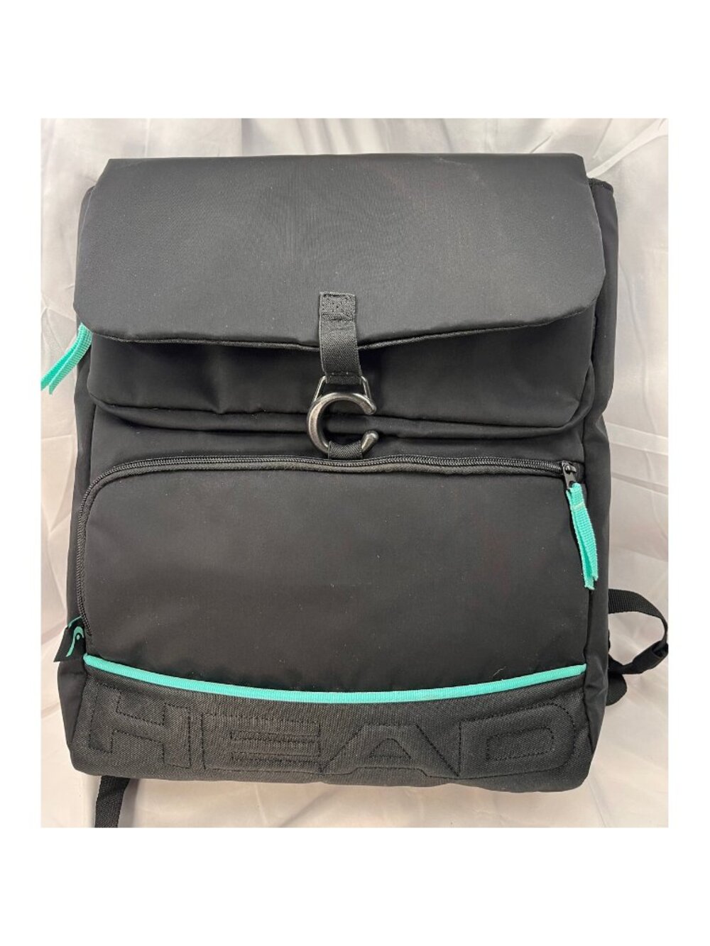 HEAD Coco Gauff Tennis Backpack 26L Black Mint Racquet Bag 283342 BKMI